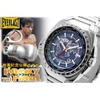 Yahoo! Yahoo!ショッピング(ヤフー ショッピング)【売り切れました】EVERLAST49−0022−502ワールドタイム腕時計　ロッキー・ザ・ファイナル公開記念モデル　エバーラスト