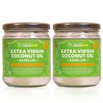 Yahoo! Yahoo!ショッピング(ヤフー ショッピング)ココウェルエキストラバージンココナッツオイル（エクスペラー）400ml（360g）×2個セット【無精製・無添加】