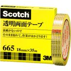 3M Scotch Scotch прозрачный двусторонний лента 18mm×35m 3M-665-3-18