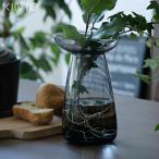 KINTO フラワーベース Lサイズ AQUA CULTURE VASE フラワーベース 花瓶 花器 キントー kinto ガラス 19cm ブルー クリアー AQUA CULTURE VASE フラワーポット