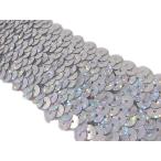 kilali рукоделие часть No.1184_ украшен блестками лезвие рукоделие для ( ламе есть ) серебряный цвет ( серебряный ) ширина 4cm×2m наматывать si-k in sequin