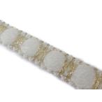 kilali рукоделие часть No.3368 лезвие _ белый цвет ( белый )_ ширина 1.2cm×3m наматывать ( рукоделие для )