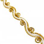 kilali рукоделие часть No.3372 лезвие рукоделие для ( золотой цвет : Gold ) ширина 0.5cm× длина 2m