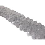 kilali рукоделие часть No.374 украшен блестками лезвие рукоделие для сжатие . модель ( серебряный : серебряный ) ширина примерно 3cm× длина 2m наматывать si-k in sequin