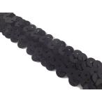 kilali рукоделие часть No490 украшен блестками лезвие рукоделие для сжатие . модель чёрный цвет ( черный ) ширина 2.0cm× длина 2m наматывать si-k in sequin