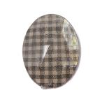 キラリ手芸部 No646ビジュー パーツ 手芸用 ソーオン ストーン（アクリル）チェック柄3.0×4.0cm_1個入り