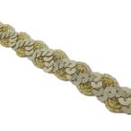 kilali рукоделие часть No.986_ украшен блестками лезвие _ золотой цвет ( Gold ) ширина 1.3cm× длина 3m наматывать si-k in sequin