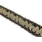 kilali рукоделие часть No.989_ украшен блестками лезвие ( сжатие . модель )_ золотой цвет ( Gold )_ ширина 2cm× длина 3m наматывать si-k in sequin