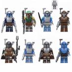 スターウォーズ　マンダロリアン　アーマード仕様　ミニフィグ　8体セット　レゴ互換