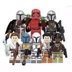 スターウォーズ　レイ　ポーダメロン　ジャンゴフェット　ドラバタン　マンダロリアン　他　ミニフィグ　8体セット　レゴ互換　