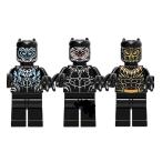 ブラックパンサー  ミニフィグ 3体セット  映画Ver.  レゴ互換品