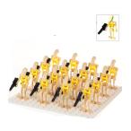 バトルドロイド 黄  ミニフィグ 20体セット  レゴ互換  スターウォーズ