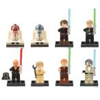 スターウォーズ  R2D2 2体 アナキン  ルーク 他 ミニフィグ 8体セット