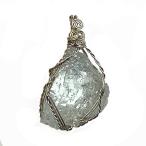 Yahoo! Yahoo!ショッピング(ヤフー ショッピング)シルバーワイヤー ジュエリー アクアマリンのネックレス　（ペンダント） 205 シルバー磨き用布付 天然石　パワーストーン