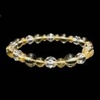 水晶とレモンクォーツブレスレット2...