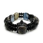 Yahoo! Yahoo!ショッピング(ヤフー ショッピング)天眼石 仏頭 バングル ブレスレット 202 （19cm） 天然石 パワーストーン