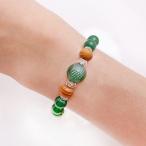 .. сердце . зеленый menou магазин . криптомерия 18 золотой браслет ( нефрит .... кристалл Power Stone четки браслет ) 1-2W