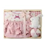 Lulu lullaby Lulu lalabai праздник нагрудник брюки комплект корзина M 9937-0550-PI( празднование рождения подарок девочка подарок симпатичный ) немедленная уплата 
