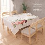 Redoute ルドゥーテ テーブルクロス ローズ・ブーケ F142A／S(テーブル クロス 撥水 長方形 バラ 図譜 モチーフ 撥水加工 洗濯 おしゃれ カフェ かわいい)
