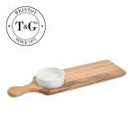 T＆G サービングボード TG-30(おしゃれ 盛り付け まな板 木製 トレー トレイ 木 サービングプレート ウッドトレー 料理)