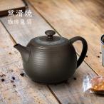 常滑焼 珈琲急須 竹春作 竹春黒蓋ラスターポット 600cc(コーヒー急須 コーヒー 急須 常滑 焼 ポット コーヒーポット) 即納