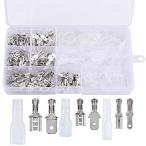  коннектор терминал комплект (270 шт. комплект / серебряный ) коннектор давление надеты терминал flat type терминал комплект электропроводка терминал подключение терминал . металлизированный медь терминал мужской - женский водонепроницаемый давление надеты терминал изоляция рукав 