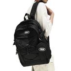 ZESU韓国リュック人気大容量通学リュック男女兼用 バッグ通勤通学中学生リュック高校生 レディース (ブラック)