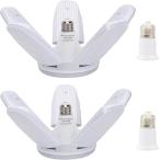 Laiqianle гараж свет 100w 2 шт LED потолочный светильник подвесной светильник рабочее освещение 6 тип света днем белый цвет 6500K потолочный светильник установка .