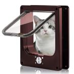 ESJNNK домашнее животное дверь 4 way locking . ввод . собака кошка . ввод . кошка дверь для маленьких собак кошка дверь для помещений кошка кондиционер с нагревом и охлаждением меры домашнее животное специальный атмосферостойкий en