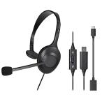  Audio Technica ATH-101USB USB headset монофонический Type-A Type-C соответствует шум отмена кольцо Mike под рукой короткая комедийная пьеса 