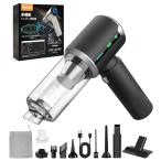 BeeTool ハンディクリーナー 多機能 3種吸引モード＆ディスプレイ搭載40000Pa 驚きの吸引力 車用掃除機 コードレス 吹き飛ぶ/吸い