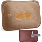 湯たんぽ ゆたんぽ 充電式大きめサイズ&保温ポケットデザイン湯タンポ エコ 4~15H長時間保温 省エネ ふわふわ保温カバー付 洗濯OK 防爆充