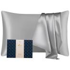 ショッピングシルク 枕カバー ツルワ シルク枕カバー 6Aクラスシルク100% 22匁 片面シルクタイプ テンセル 封筒式 洗える シルクピローケース 摩擦軽減 美肌 美髪