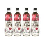 CJ ミチョ美酢ザクロ酢 900ml×4本セット  ミチョ 果実酢 お酢ドリンク 飲みやすい 飲む酢