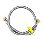 SensaBliss водоснабжение гибкий труба водоснабжение шланг удлинение установка из нержавеющей стали выдерживающий давление жаростойкий выдерживающий еда . толщина . подключение для .. шланг водоснабжение труба трубы для 