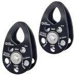 GM CLIMBING CE UIAA засвидетельствование 30kN микро шкив мобильный боковой plate climbing шкив 12mm трос согласовано сам 