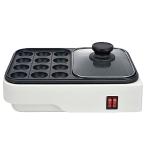  ом (OHM) сковорода для takoyaki плита настольный электрический маленький размер один человек для 2 человек для один человек жизнь 2WAY plate flat поверхность plate .... sama yakiniku .