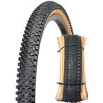MOHEGIA 26インチ マウンテンバイク タイヤ: 26×1.95インチ MTB自転車タイヤ - 折り畳み式 用タイヤ - 肌色
