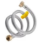 SensaBliss водоснабжение гибкий труба водоснабжение шланг удлинение установка из нержавеющей стали выдерживающий давление жаростойкий выдерживающий еда . толщина . подключение для .. шланг водоснабжение труба трубы для 