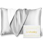 ショッピングシルク 枕カバー Utukky シルク枕カバーTVで紹介まくらカバー 片面シルク枕カバー 50×70cm 封筒式枕カバー シルクピローケース テンセル 洗える 寝