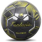 ファンテシア（Fantecia）サッカーボール 5号 ポンプ付き練習用サッカーボール 検定球(一般・大学・高生・中学生用)イエローブラック
