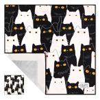 LAKABETE 巻くだけ保冷ランチクロス ノーアイロン ピタッとくっつくクロス くっつきタオル 横50×縦50cm 風呂敷 お弁当包み 収納袋