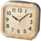 MAG(マグ) 目覚まし時計 置き時計 おしゃれ インテリア アナログ 静音 連続秒針 電子音 アラーム スヌーズ ライト ナチュラル 木目 グ