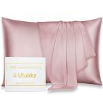 ショッピングシルク 枕カバー Utukky 枕カバー シルク枕カバー TVで紹介35×50cm シルク100%枕カバー 6Aランク 封筒式 両面用 シルクタイプ 封筒式 ピロ