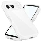 ショッピングxperia クリア SONY Xperia 10 VII ケース かわいい SO-52F スマホケース 波状フレーム うねうね 耐衝撃 滑り止め 人気 可愛