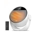 DREO 電気ファンヒーター 2秒速暖・広範囲送風 1200W~15.5畳 セラミックヒーター 強力 ストーブ暖房 静音34dB ECO省エネ