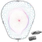 SANLIKE рыболовная сеть сачок joint алюминиевый большой сетка для сачка складной нейлон сеть супер-легкий овальный рама S размер сачок рамка-оправа 