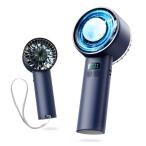 ハンディファン 冷感プレート 2025年夏新登場 -25℃瞬間冷却携帯扇風機 6000mAh大容量 手持ち扇風機 冷却ファン 卓上 usb充電式