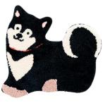 oka(OKA)... коврик вентилятор tito животное чёрный .. примерно 50cm×54cm