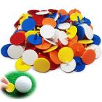 Adhere Golf маркер (габарит) 50 штук пластиковый мяч для гольфа позиция маркер (габарит) 25mm Flat Golf маркер (габарит) аксессуары разнообразные цвет смешивание (